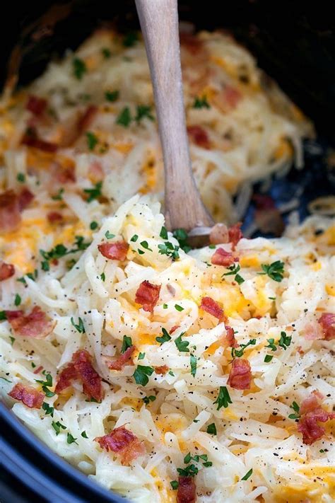 Either way, breakfast is ready with all the right flavors to get everyone's day started off Delicious and Simple CROCKPOT Hashbrown Casserole (No cream of soups) | Breakfast crockpot ...