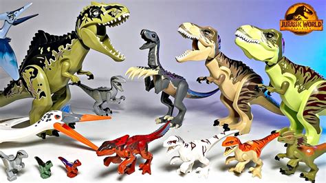New Lego Jurassic World Dominion Dinosaurs Giganotosaurus Therizinosaurus Pyroraptor
