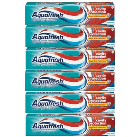 Aquafresh Triple Protection Cavity Protection Fluoride Toothpaste Cool