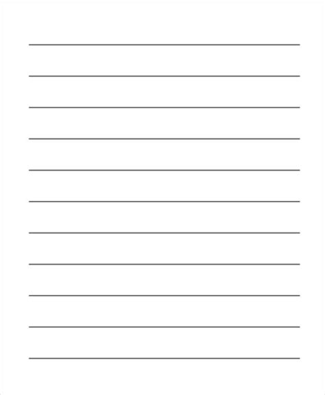 Lined Paper Printable Free Template Business Psd Excel
