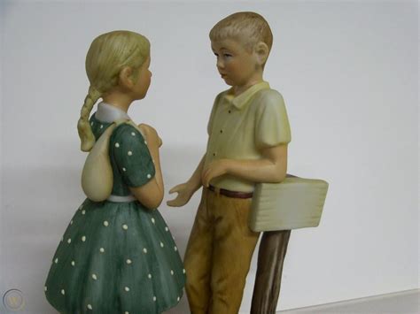 Norman Rockwell Day In The Life Of A Girl Ii Gorham Figurine Mint Rw 35