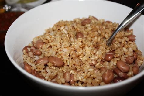Brown Rice With Pinto Beans Chefelf Flickr