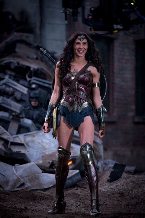 Gal Gadot Is All Smiles As Wonder Woman In New Batman V Superman