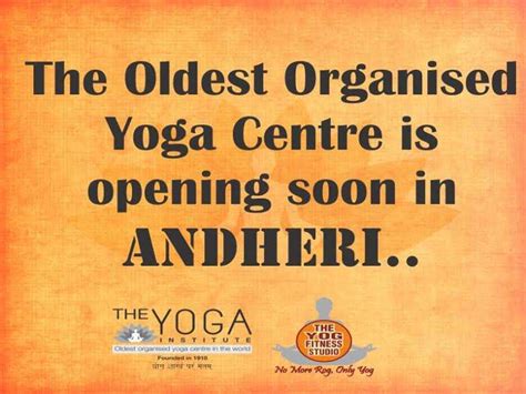 The Yoga Institutes Latest Offering Andheri Centre The Yog Fitness