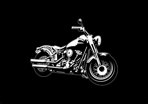 Black And White Vector Illustration Motorcycles Concept Buy T Shirt Designs