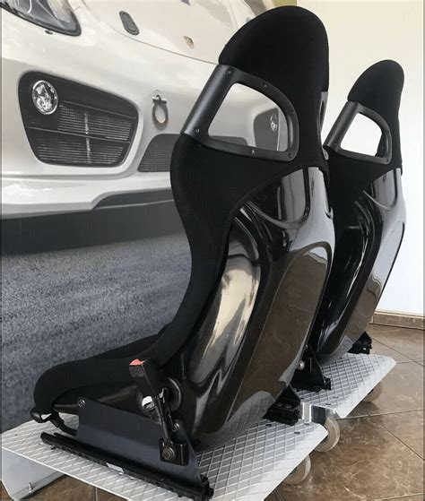 Rare Porsche 996 GT3RS Recaro Perlon Factory Euro bucket seats • DeMan