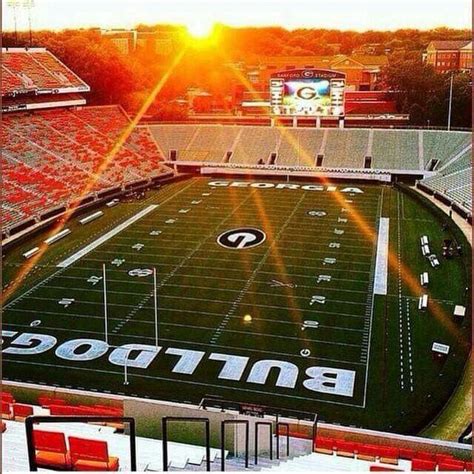 Samford Stadium Athens Ga Godawgs Dawgs Football Georgia Bulldogs