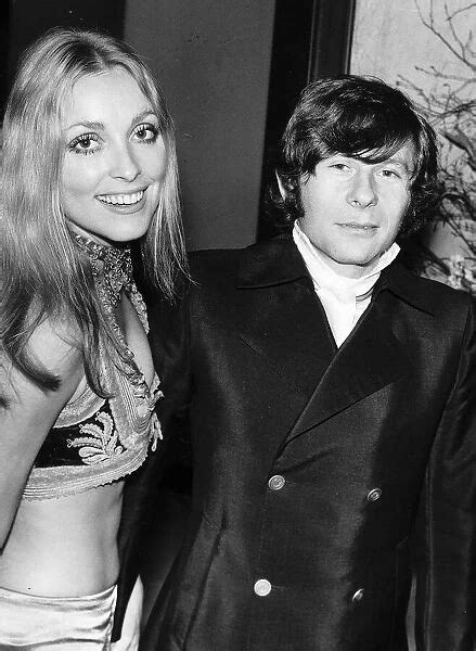 sharon tate and roman polanski pictured at a reception held