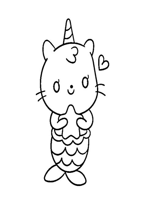 Unicornio Kawaii Gato Dibujo Para Colorear Dibujo De Nube Unicornio Reverasite