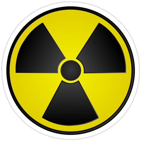Radioactive Fallout Symbol Nerd Stickers By Amagicaljourney Redbubble
