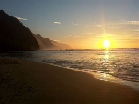 An Amazing Sunset On The Na Pali Coast Cant Believe I Used To Live