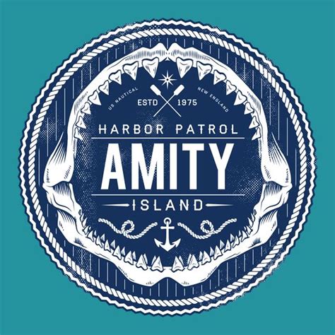 Amity Island Harbor Patrol Day Of The Shirt Amity Pop Culture Tshirts