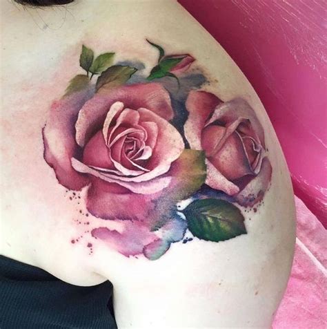 Watercolor Rose Tattoo Tattoos