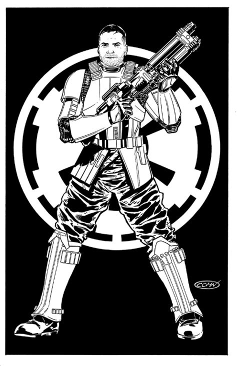 Shore Trooper Commission 12 In Scott Cohns Commissions Comic Art