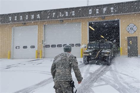 National Guard Aids Civil Authorities As Blizzard Pounds East Coast U