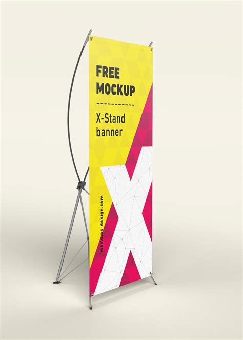 Free X Stand Banner Mockup Psd Good Mockups