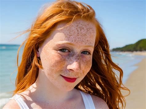 Freckle Face On The Beach By Fr3ckl3luv3r On Deviantart