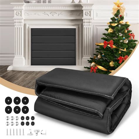 Upgraded 10mm Magnetic Fireplace Covers 45 X 34 In