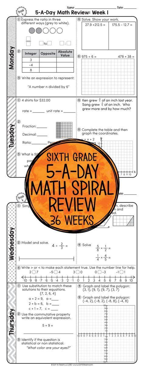 Use the pattern to draw the next figure. 36 weeks of daily Common Core math review for sixth grade! Preview and Review important 6th ...