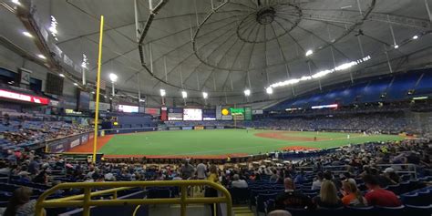 Section 131 at Tropicana Field - Tampa Bay Rays - RateYourSeats.com