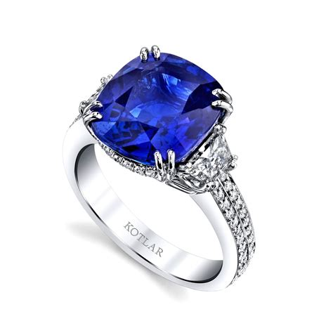 Anillo De Zafiro Azul Harry Kotlar Harmonie Sapphire Jewelry Blue