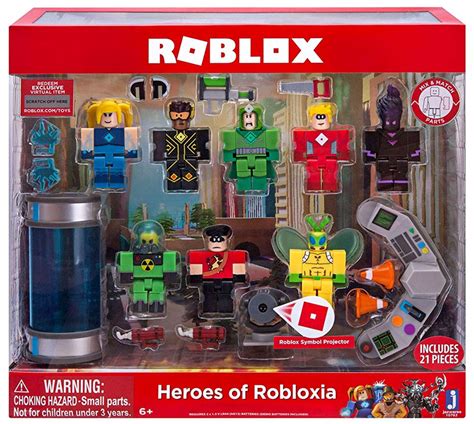 Roblox Heroes Of Robloxia 3 Action Figure 8 Pack Jazwares Toywiz