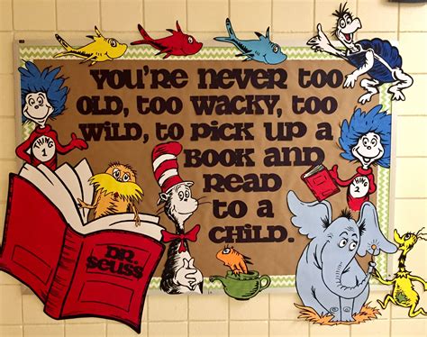 Dr Seuss School Bulletin Board Ideas