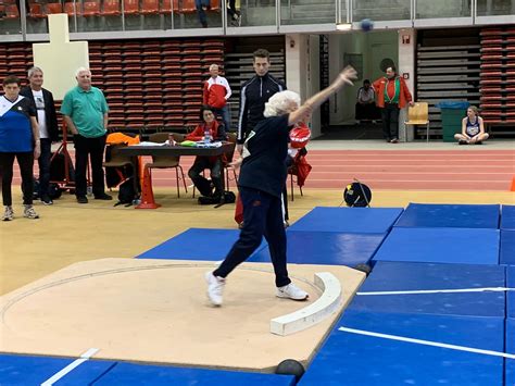 Speerwerferin victoria hudson (svs la) war vorgestern mit 56,07m als 8. Doppelgold für Kevin Kamenschak beim Heimspiel