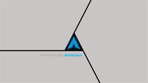 Arch Linux Logo Arch Linux Triangle Gray Minimalism Hd Wallpaper