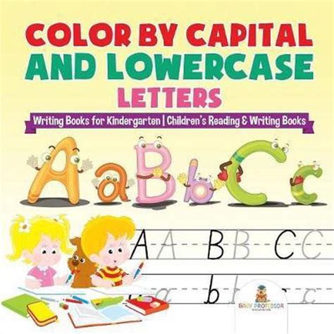Color By Capital And Lowercase Letters Writing Books For Kindergarten