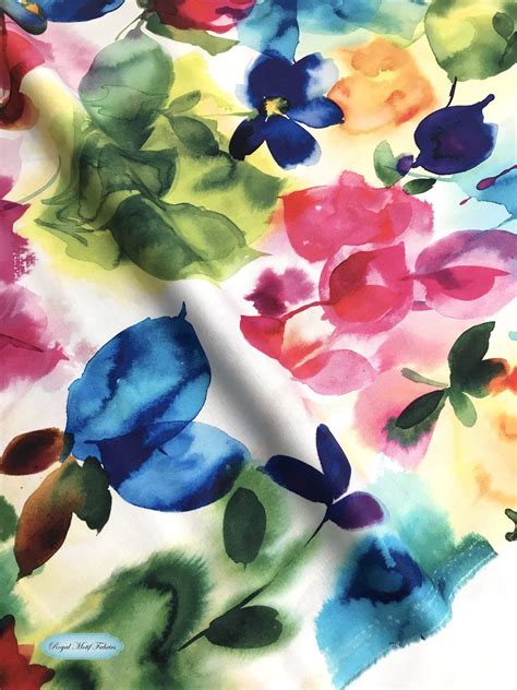 Moda Fabrics Gradients 2 Splash Digital Watercolor Blooms Multi