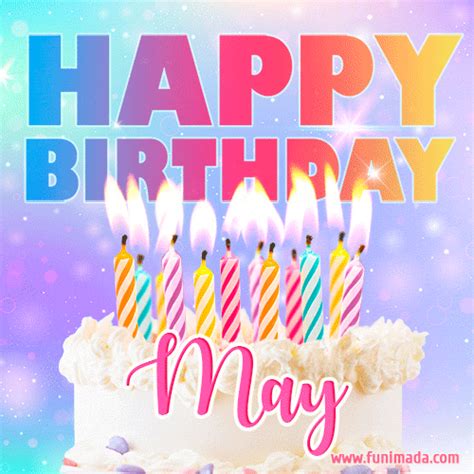 How to wish someone a happy birthday in many languages with recordings for some of them. Funny Happy Birthday May GIF — Download on Funimada.com