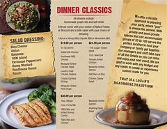 Logans Menu Nutrition