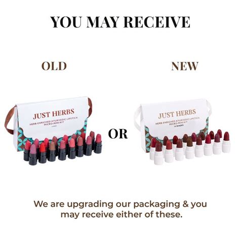 Buy Just Herbs Ayurvedic Micro Lipstick Sampler Kit Combo Pack Of 2
