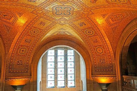 Beautiful Mosaic Ceiling Near The Entrance Of The Royal Ontario Museum