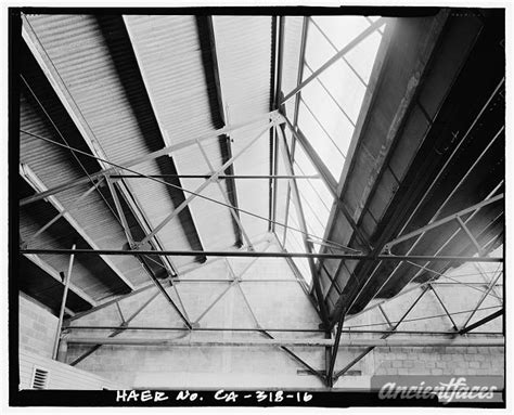 16 Detail View Of Saw Tooth Truss Roof Of Main Section Roof