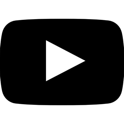 Download Youtube Symbol for free in 2021 | Snapchat logo, Black and