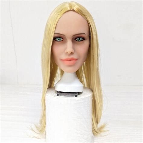 Realistic Single Tpe Sex Doll Heads For Man Masturbation With Oral Hole