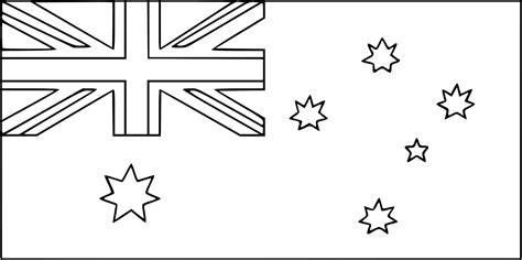 Blog de Linguagens: Australian flag coloring page