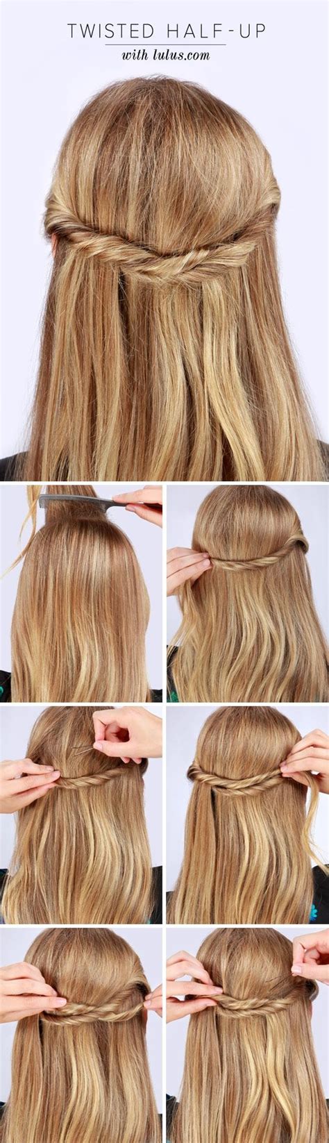 22 Half Up Half Down Hairstyles Easy Step By Step Hair Tutorials