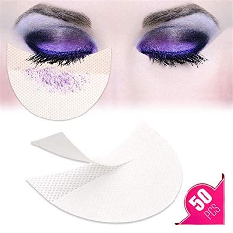 Tailaimei 50 Pcs Eyeshadow Shield For Prevent Makeup Residue Eye Pad