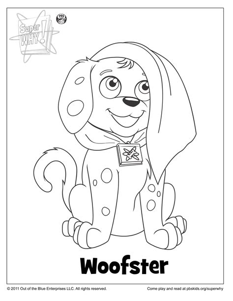 Woof Woof Coloring Page Kids Coloring Pages Pbs Kids For Parents