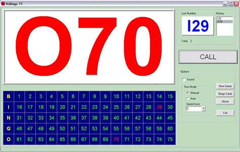 Itsbingo 75 And Itsbingo 90 Automatic Bingo Software Game Caller For Pc