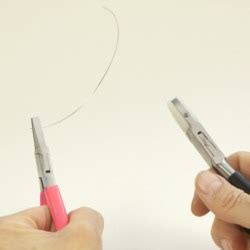My 3.5mm headphone plug is bent, ever so slightly, so that it slides out of the jack on my phone. Jewellery Tutorial - how to straighten wire