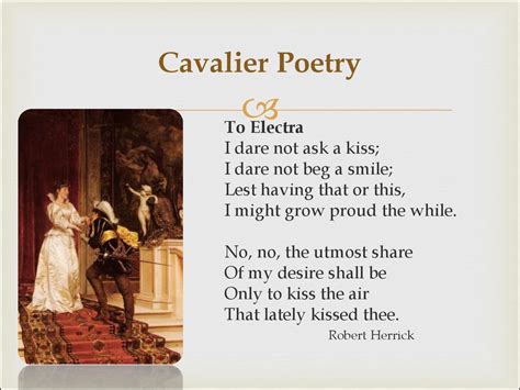 Cavalier Poems
