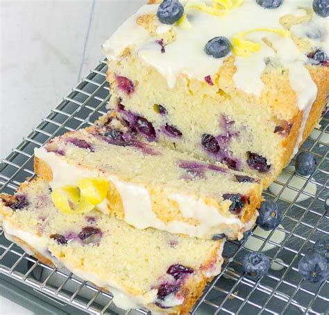 Blueberry Lemon Sour Cream Pound Cake Savor With Jennifer