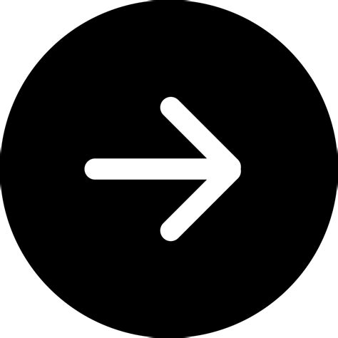 Right Arrow In Black Circular Button Svg Png Icon Free Download 71261