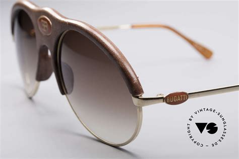 Sunglasses Bugatti 64752 70s Leather Sunglasses