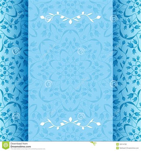 You'll find an overflowing gallery of options in assorted styles and designs, and our templates will guide you through the simple creating process in minutes. Invitation Card With Blue Flowers Stock Vector ...