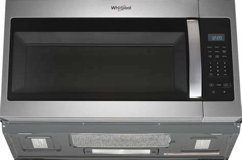 Whirlpool Cu Ft Over The Range Microwave Stainless Steel